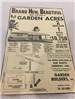 mid-garden acres advert