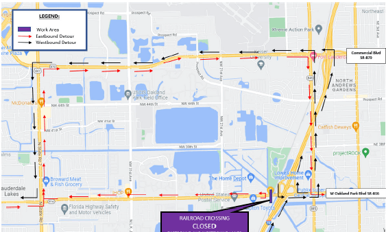 Railroad SFRTA Closure January 2024