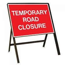 Road-Closure Sign