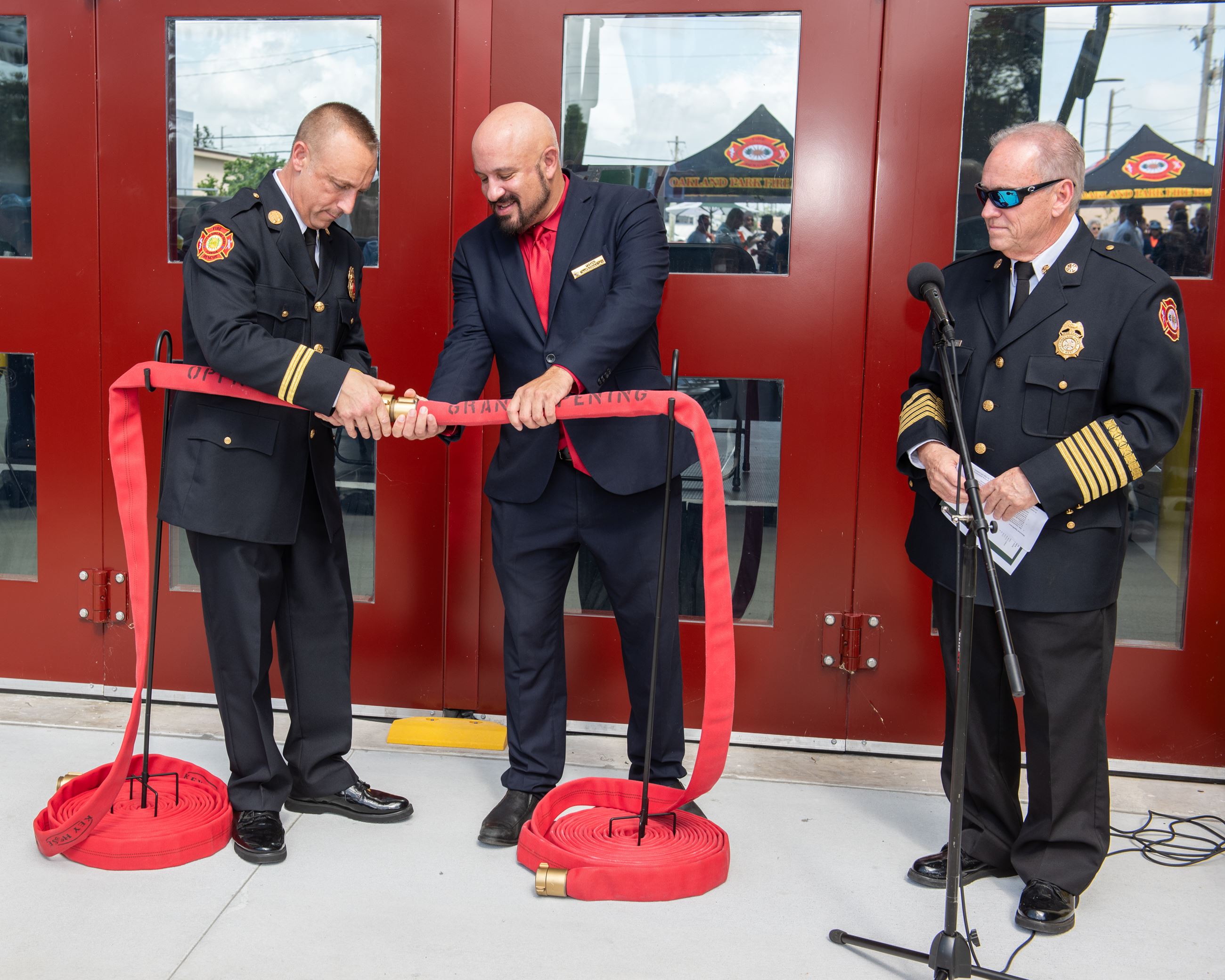 photo from fire station 9 ribbon cutting 