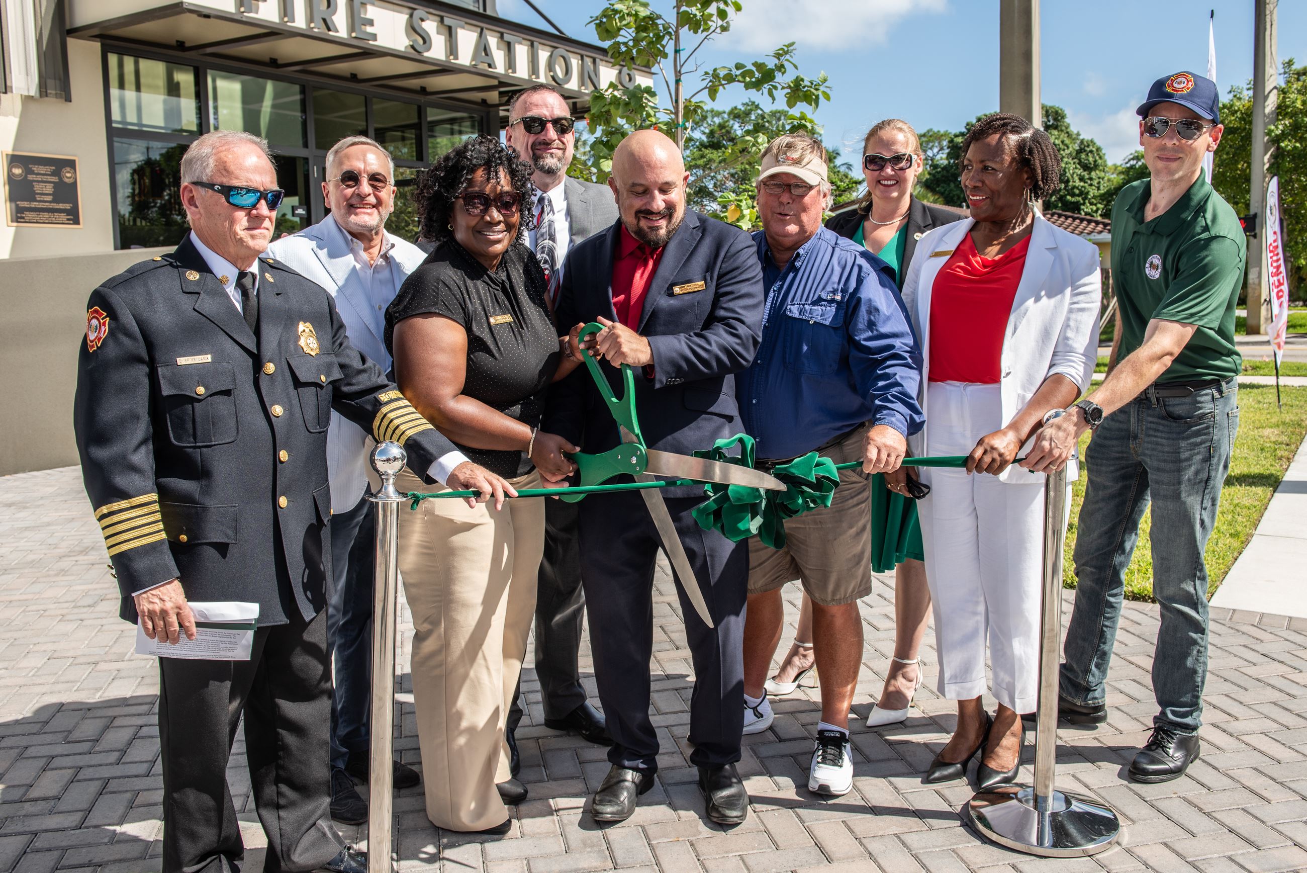 photo from fire station 9 ribbon cutting 