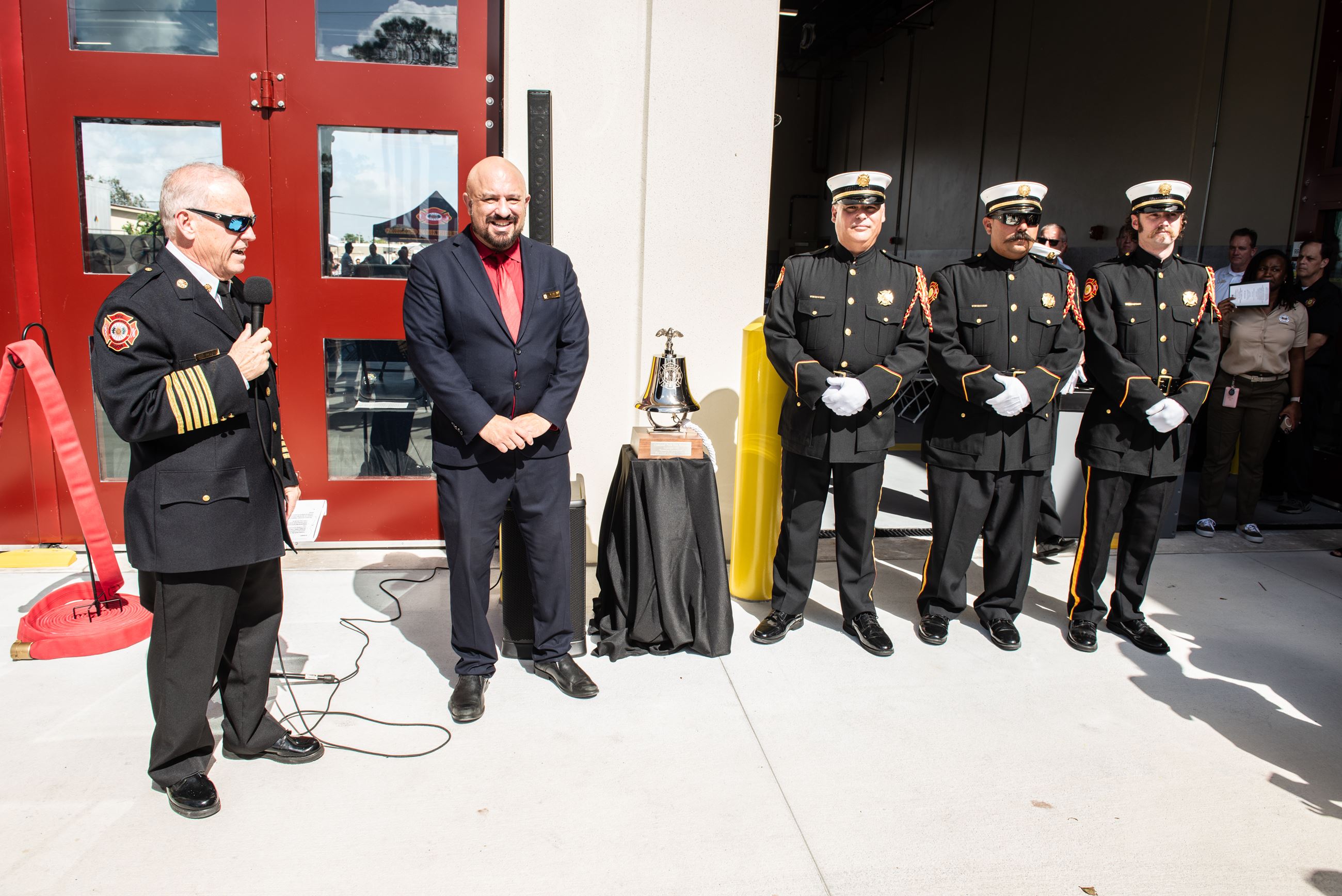 photo from fire station 9 ribbon cutting 
