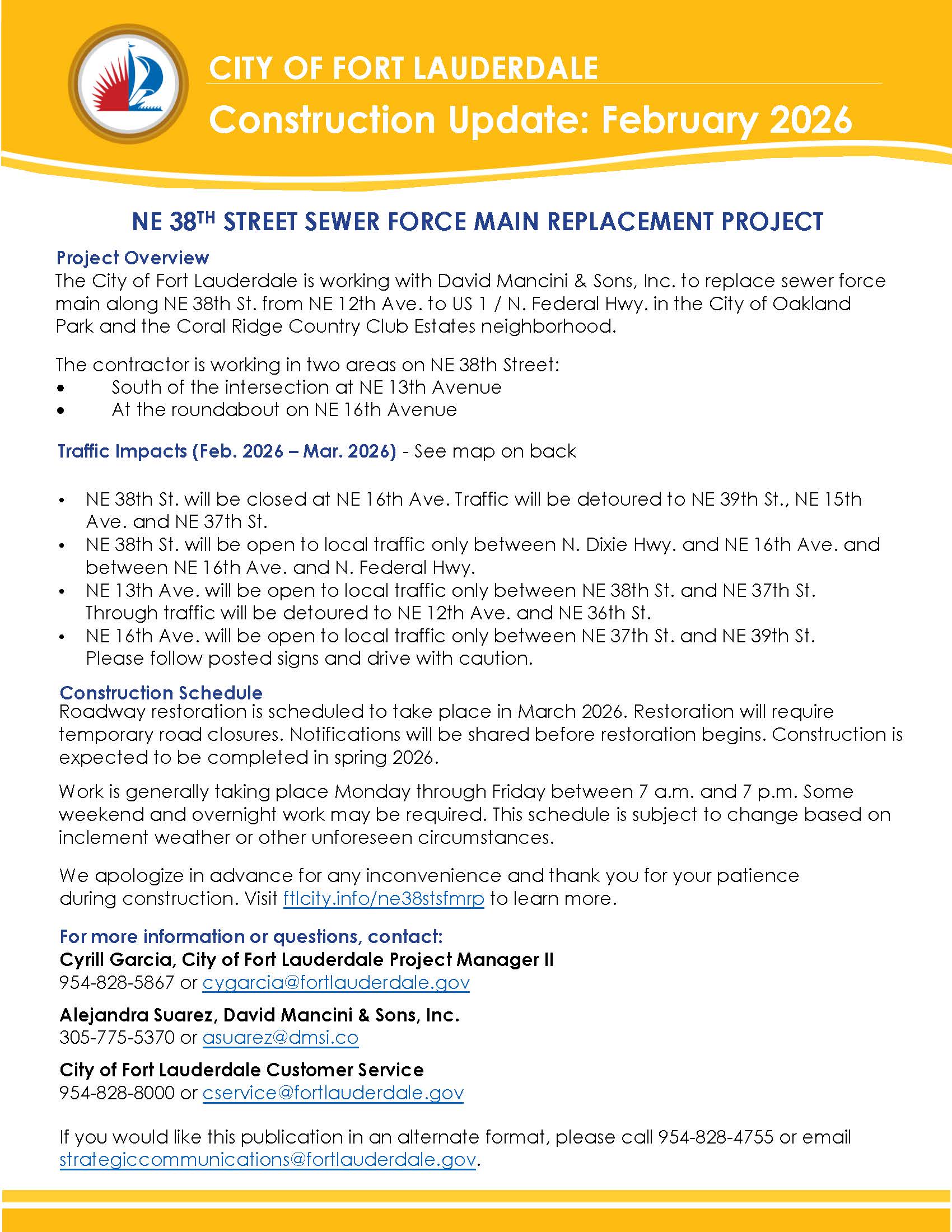 NE 38th Street Sewer Force Main Replacement Project - Jan 2026_Page_1